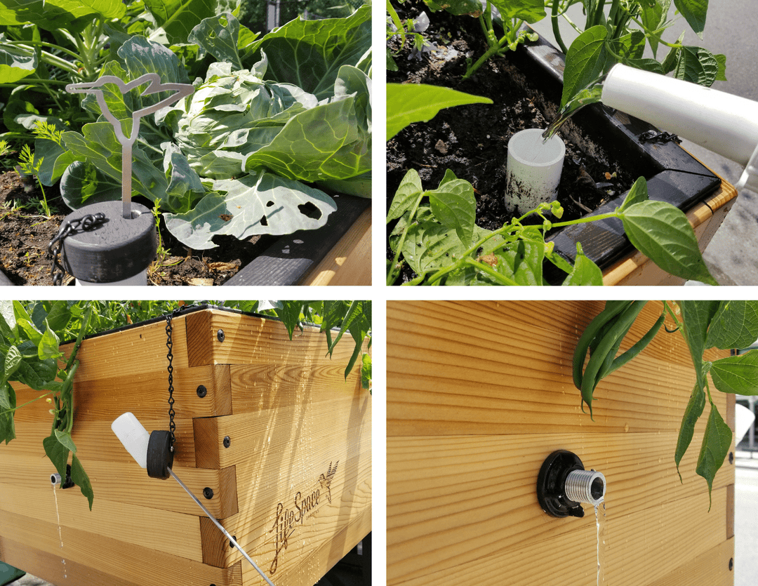 self watering deck planter box LowRider Self-Watering Planter